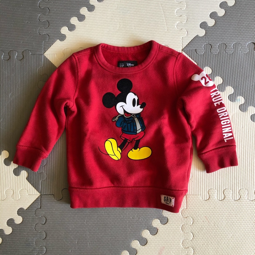 Gap- Mickey Mouse Crewneck Sweatshirt 2T